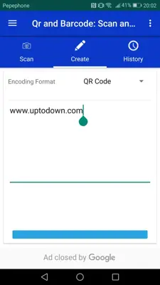 Qr and Barcode Scan and Create android App screenshot 2