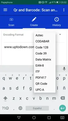 Qr and Barcode Scan and Create android App screenshot 3