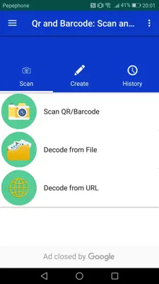 Qr and Barcode Scan and Create android App screenshot 4